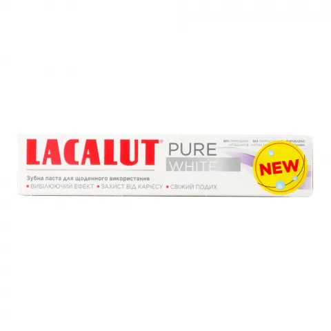 Зуб. паста Лакалут 75 мл Pure White