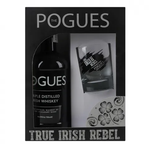 Набір Віскі Pogues 0,7 л + стакан