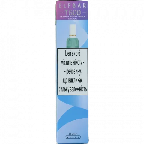 Сигарета електронна Elf Bar Т600 2 мл одноразова 2