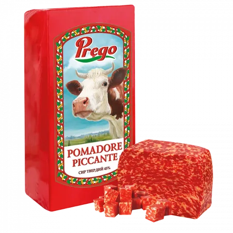 Сир Prego Pomadore Piccante ваг.