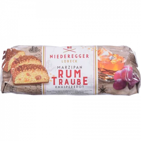 Батончик Марципан 125 г Ром/родзинки в мол. шок. (Німеччина, Любек)