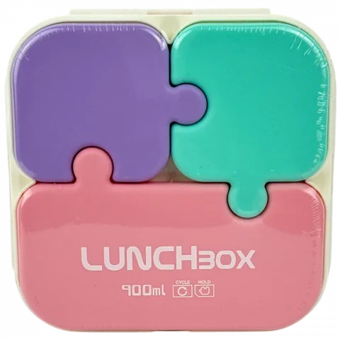 Набір ланч-боксів пазл 0,9 л 0359-34235 И587