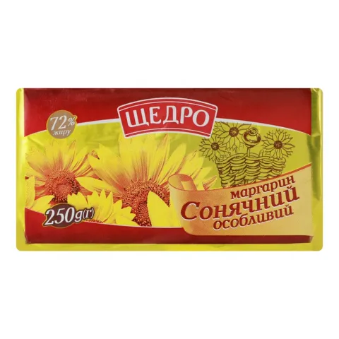 Маргарин Щедро 250 г 72 Сонячний особливий